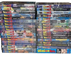 Lot of 35 Dragon Ball Z DVD Frieza Fusion Majin Buu Imperfect Cell Kid Buu Broly - Picture 1 of 21