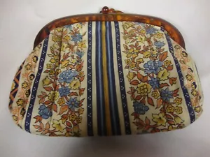 Bolso Han vintage de tamaño mediano con patrones florales y a rayas para mujer - Imagen 1 de 3
