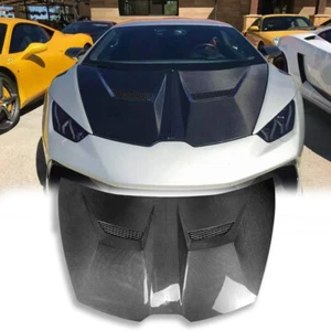Capó del panel frontal de fibra de carbono para Lamborghini Huracan LP580 LP610-4 estilo V - Imagen 1 de 6