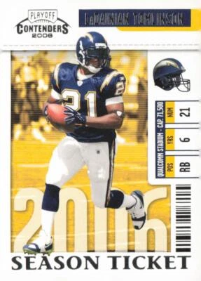 2006 Playoff Contenders #80 LaDainian Tomlinson - Image 1 of 2