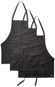 3PACK Dickies Chef Three Pocket Adjustable Bib Apron DC512 - Picture 1 of 4