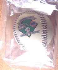 1996 Colorado Rockies Chicago Cubs Opening Day baseball ball factory sealed pkg