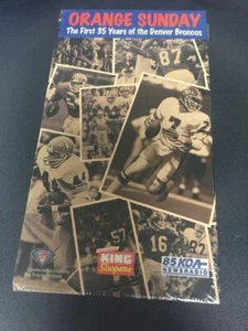 ORANGE SUNDAY DENVER BRONCOS 35TH ANNIVERSARY VHS SEALED - Picture 1 of 1