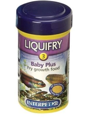 Interpet Liquifry No 3 Baby Fish Plus Pet Food For All Fry Babies
