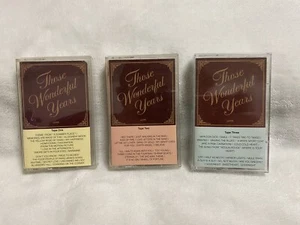 Heartland Music THOSE WONDERFUL YEARS Various Artist Set of 3 Cassette Tapes - Imagen 1 de 3