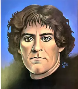 Impresión de placa de arte de personajes famosos retrato de Sam Waterston 1985 50 - Imagen 1 de 3