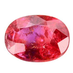 1.4 Ct. Natural Unheated Vivid Intense Red Ruby Gemstone WITH GLC CERTIFY - Picture 1 of 1