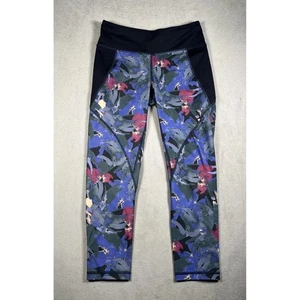 Patagonia Cropped Leggings Damen S Abstract Jungle Smolder Blue EUC - Bild 1 von 7