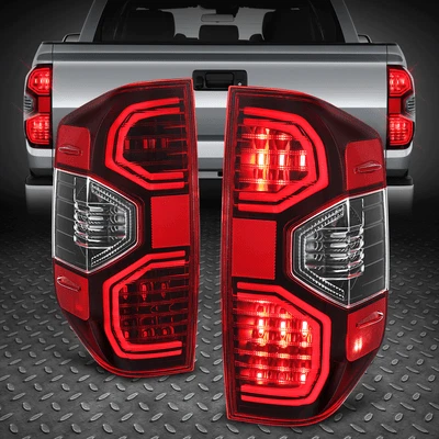 DEFECTIVE Black Red LED Tail Lights For 20142021 Toyota Tundra Rear Lamp G3D Foto 1 de 4