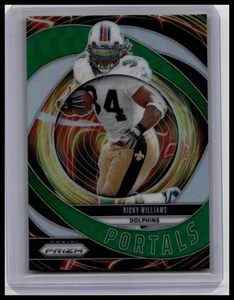 2024 Panini Prizm #5 Ricky Williams Portals Green Wave - Picture 1 of 2