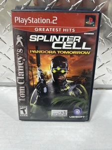 Splinter Cell Pandora Tomorrow - Sony Playstation 2 PS2 Greatest Hits UNTESTED - Picture 1 of 3