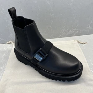 Valentino Leather Stretch Bootie Men's Boots US 7.5 EU 40 $990 - Picture 1 of 9