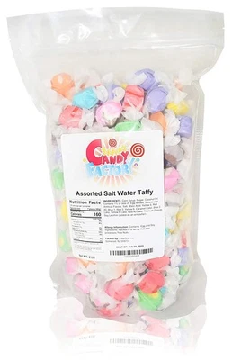 Sarahs Candy Factory Agua Salada Taffy Surtido Taffy Kosher y Sin Gluten i... Foto 1 de 4