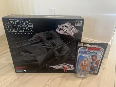 LOTE 40 Aniversario Star Wars Black Series SNOWSPEEDER DAK RALTER - ¡IMPECABLE! Foto 1 de 4