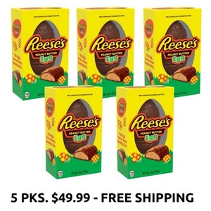 REESE'S Milk Chocolate Peanut Butter Egg, Easter Candy Gift Box, 6 oz - LOT Of 5 - Picture 1 of 1