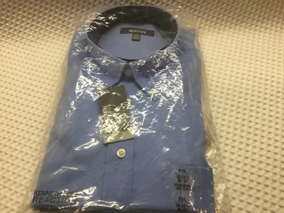 Camisa de vestir Kenneth Cole Reaction para hombre manga larga calce regular talla XXL NUEVA CON ETIQUETAS Foto 1 de 4