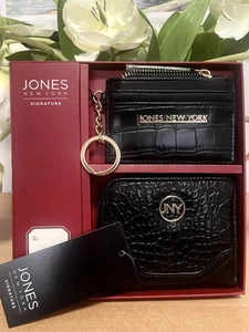 Juego de billetera y llavero portatarjetas Jones New York Signature. Nuevo - Imagen 1 de 3