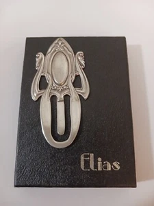 Elias Silver Pewter Bookmark 2 7/8" Long New - Picture 1 of 4