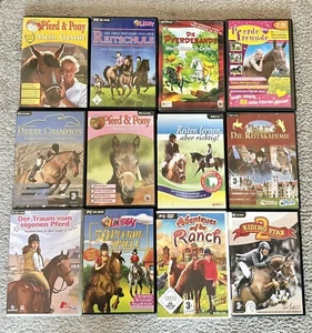 PC Spiele Sammlung Konvolut (K10) Pferdespiele / 12 Stück im Set - Bild 1 von 1