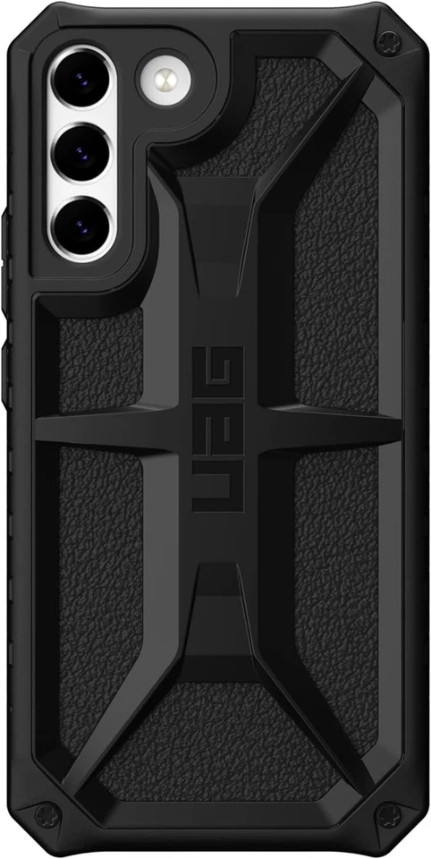 UAG SAMSUNG GALAXY S22+ URBAN ARMOR GEAR MONARCH SERIES RUGGED CASE | BLACK - Image 1 of 4