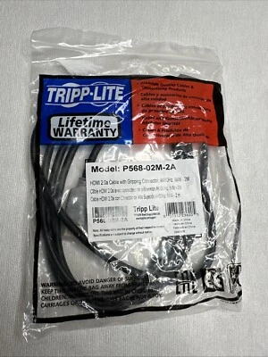 CABLE HDMI 4K (M/M) - 4K 60 HZ 2M Tripp Lite P568-02M-2A Foto 1 de 2