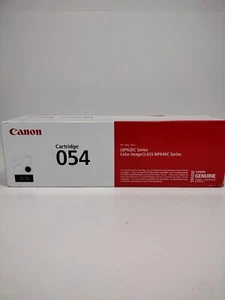 Genuine Canon 054 Black Toner Cartridge Standard Yield, 3024C001 - Picture 1 of 5