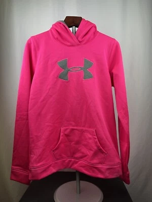 Sudadera con Capucha Under Armour Youth Rosa Caliente Calce Suelto Talla YXL  Foto 1 de 4