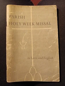 Parish Holy Week Missal in Latin & English 1956 Leonard J Doyle - Bild 1 von 9