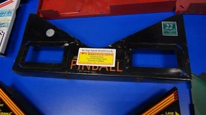 Gottlieb 1981-84 PinbaLl Machine Playfield Metal Apron Instruction Bowtie - Picture 1 of 2