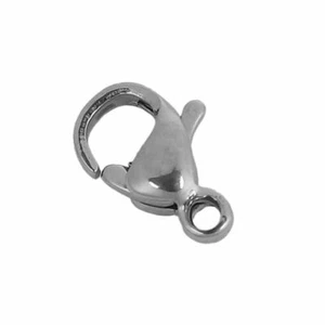 10 pcs. 304 Stainless Steel Lobster Clasps – 13mm X 8mm – Hypoallergenic! - Picture 1 of 3