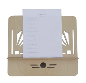 Book Stand Table Top Lectern , PORTABLE, LIGHT-WEIGHT AND SPACE-FRIENDLY - Picture 1 of 3