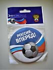 NEW NWT Russian Go Russia! Footbal Sport Pinback Pin Badge 2 7/8&quot;