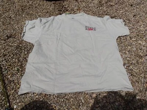 Coors Banquet Cowboy Mountains Back Graphic T-Shirt 2XL Tan Crew Neck T Beer Tee - Picture 1 of 8