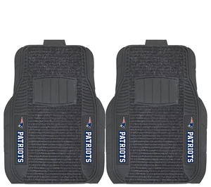 New England Patriots NFL Deluxe Front Floor Car Mat Set of two - Picture 1 of 1