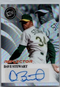 2024 Press Pass Premium Silver Reflectors Auto Dave Stewart /10 Oakland - Picture 1 of 2