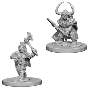 [TMS]  D&D NOLZUR'S MARVELO MINIATURES: DWARF FEMALE BARBARIAN 72645 - UNPAINTED - Imagen 1 de 1
