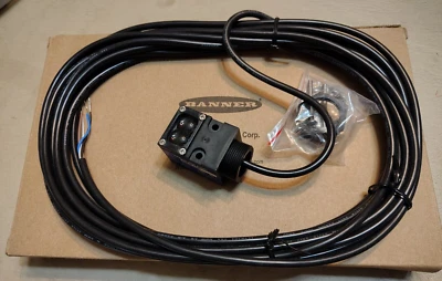 Banner Engineering SM91R W/30' CABLE Photoelectric Receiver Sensor - NIB - Image 1 of 3