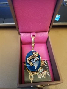 NW JAY STRONGWATER December BIRTHSTONE LOCKET & Gold TONE NECKLACE - Picture 1 of 5