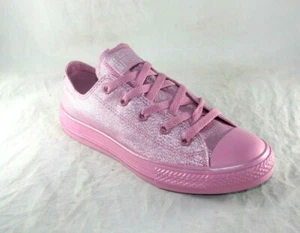 CONVERSE JUNIOR'S CTAS OX 659961F (MONO SHINE) LIGHT ORCHID/SILVER