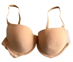 Auden Bra Uplift Blush Skin Color Womens Size 34C Under Wire Adjustable NEW - Picture 1 of 10