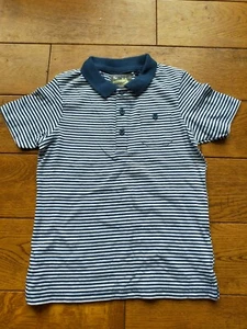 ⭐BNWOT. Lovely Little Boy Striped Polo Shirt, TU , 4-5years, Blue/White. - Picture 1 of 4