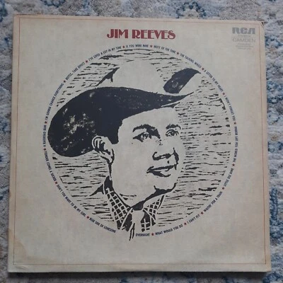 Jim Reeves 2 Record Set Vinyl 33 RPM 12" Double LP RCA Camden CXS-9001 Gatefold - Image 1 of 4