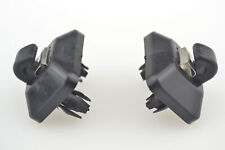2x Black Sun Visor Clip  Interior Bracket Screws Holder Hook For Audi 8E0857561