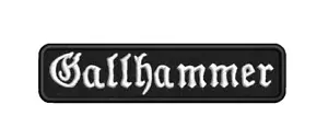 Gallhammer Patch japanisch schwarz metallisch selten - Bild 1 von 2