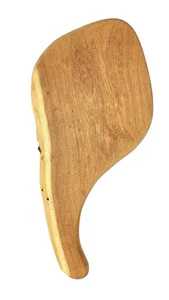 Vintage Primitive Live Edge Wood Hand Carved Rustic Meat Bread Cutting Board 17" - Picture 1 of 12