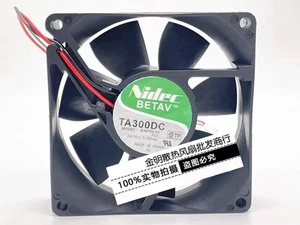 Nidec TA300DC E34399-55 8025 DC24V 0.18A 8CM 2-Wire Inverter Cooling Fan - Picture 1 of 2
