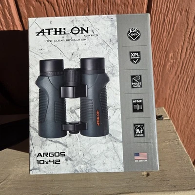 Athlon Argos 10x42 Binoculars W/ Case - Image 1 of 4
