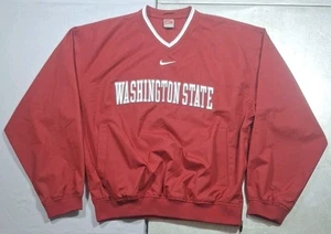 VTG Y2K Washington State Cougars Windbreaker Medium Nike Pullover Center Swoosh - Picture 1 of 11