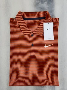 Nike Dri-FIT Victory Striped Golf Polo Shirt FZ5647 809 Men's Size Large - Picture 1 of 11