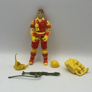 1984 Vintage G.I. GI Joe Lot 3.75 ARAH Blowtorch v1 Figure Complete Acc Free Shi - Picture 1 of 24